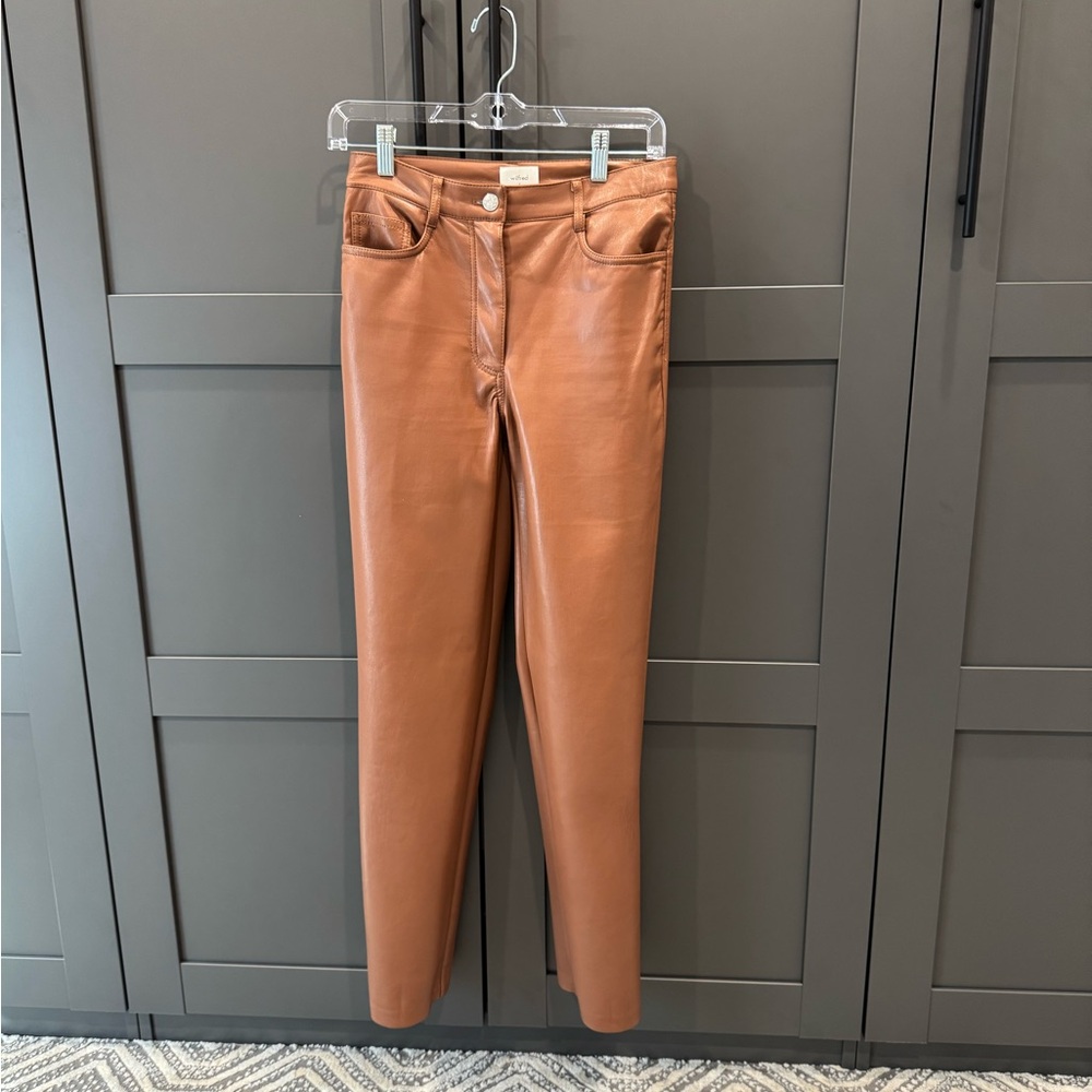 Aritzia Women's Vegan Leather Pants